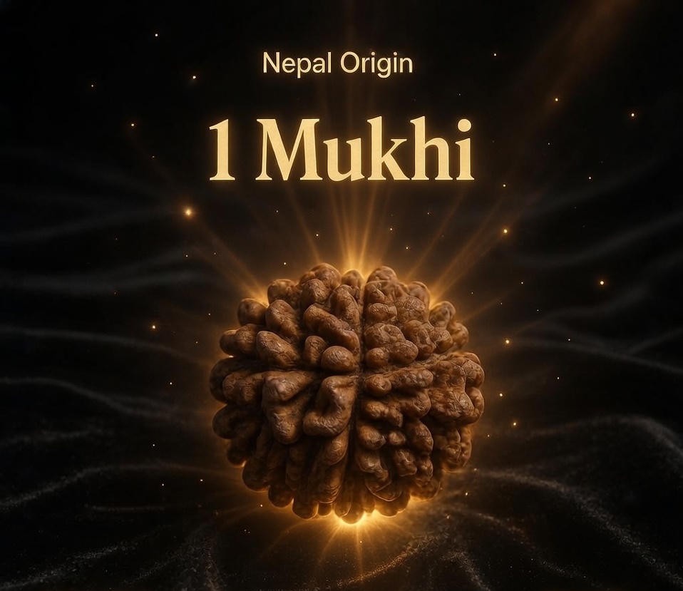 1 MUKHI RUDRAKSH ROUND (100% ORIGINAL)(NEPALI)
