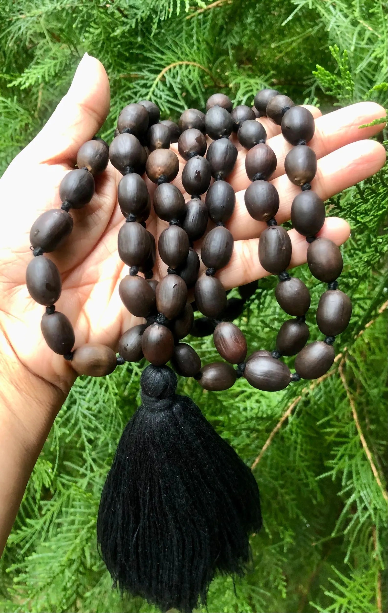 108 Big Lotus Seeds Kamal Gatta Japa Mala for Laxmi Pooja and Wearing
